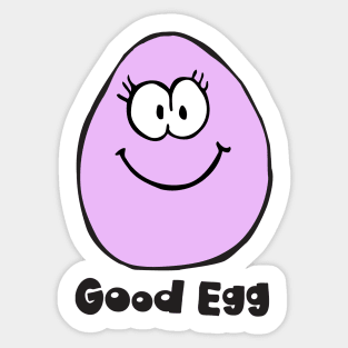 Good Egg Girl Sticker